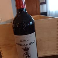 VINO ROSSO FRANCESE 6 BOTTIGLIE IN SCATOLA LEGNO O