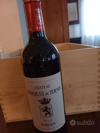 VINO ROSSO FRANCESE 6 BOTTIGLIE IN SCATOLA LEGNO O