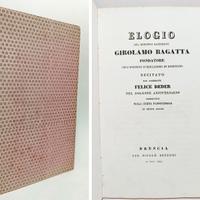 ELOGIO DEL DEFUNTO SACERDOTE GIROLAMO BAGATTA