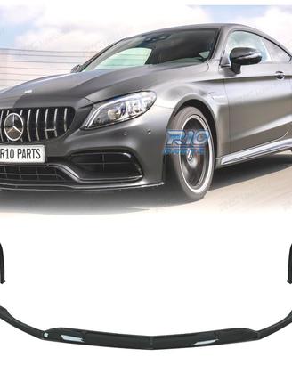 SPOILER LIP MERCEDES W205 C205 14-21 LOOK C63 NERO