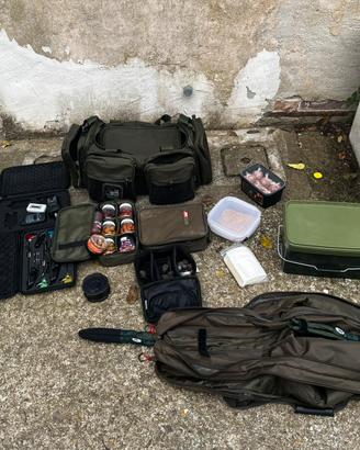 Attrezzatura da pesca carpfishing