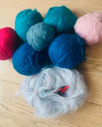 Gomitoli lana 100% mohair