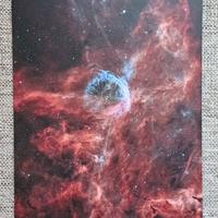 fotoquadro HD astrofoto Stella di Wolf-Rayet 134