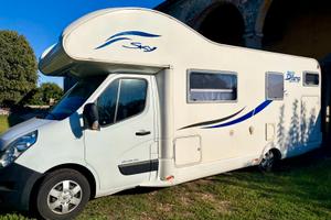 Camper mansardato Blucamp Sky 71 – 2016 – 7 posti