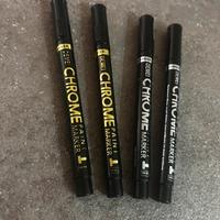 Set pennarelli ad effetto specchiato oro e argento