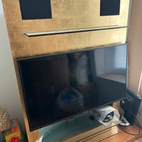 Portatelevisione foglia oro