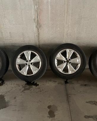 4 cerchi in lega raggio 17 per Subaru forester