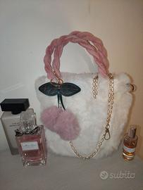 Borsa bianca soffice