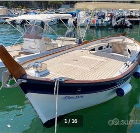 Gozzo pontato in teck