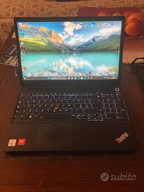 Portatile Thinkpad E15 i7 10510u 32 giga ram 1T