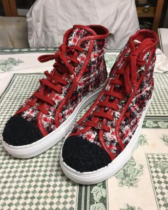Sneaker Chanel in twill - Chanel twill sneakers