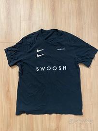 Maglietta T-Shirt Nike Sportswear Black Swoosh