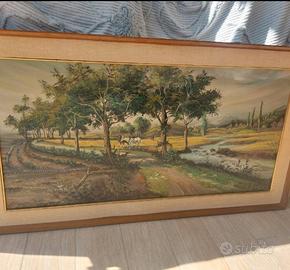 Quadro ad olio di Giuseppe Giusti 