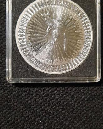 Australian Kangaroo 1 dollaro 2020 1 oz silver fdc