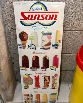 Insegna gelati Sanson 1996