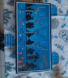 set 5 calici in cristallo certificato 