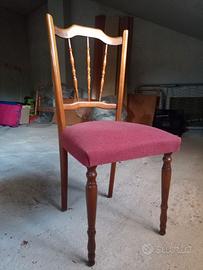 6 sedie vintage anni 60/70 - modello chiavarina