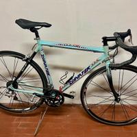 Bici corsa telaio columbus in acciaio e carbonio