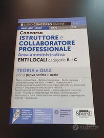 LIBRO CONCORSO SIMONE enti locali b e c