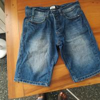 pantalone jeans corto