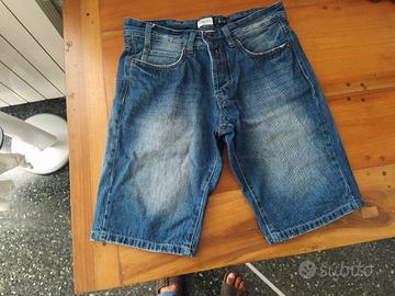 pantalone jeans corto