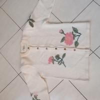 maglione donna modello cardigan. 