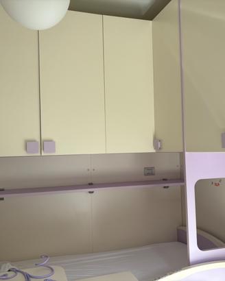 Cameretta da due lilla