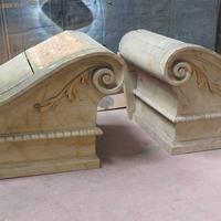 ANTICA MENSOLA CONSOLLE LIGNEA RIPIANO