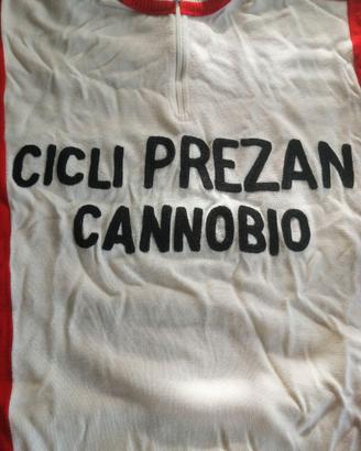 Maglia lana cicli PREZAN Cannobio vintage eroica