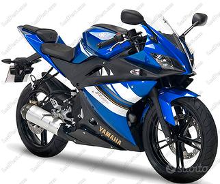 TELAIO TARGATO YAMAHA YZF R125 2008 2009 R 125 201