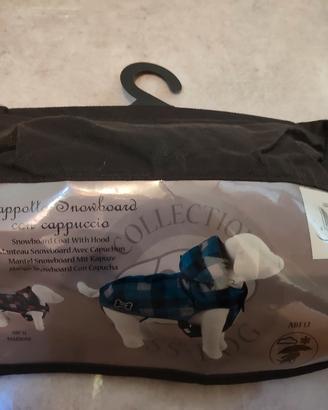 capotto snowboard cane piccola taglia