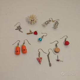 Lotto Orecchini e Spille Bigiotteria - Fimo
