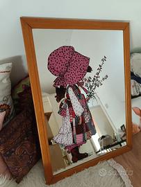 Quadro anni 80 Holly Hobbie, grandi dimensioni 