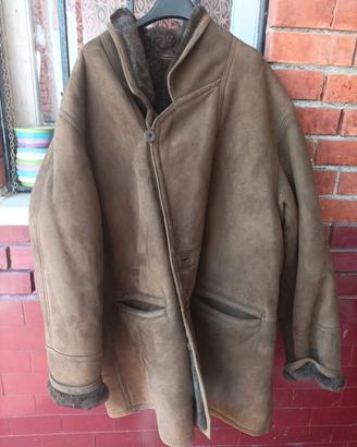 Cappotto Montone Vintage Originale Shearling