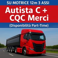 Autista C + CQC MERCI - (part-time)