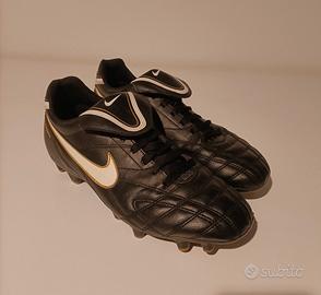 Nike Tiempo Natural III FG vintage nere oro 43