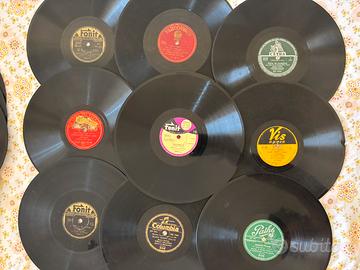 Collezione Dischi Vinile 78 Giri D’Epoca