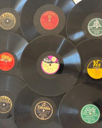 Collezione Dischi Vinile 78 Giri D’Epoca
