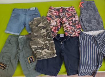 Lotto di bermuda firmati - tg. 9-10-11 anni