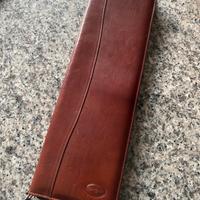 Portacravatta da viaggio-Clacson- vera pelle