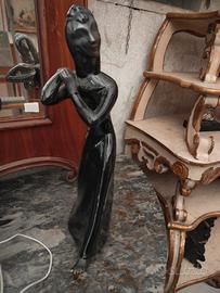 statua in ceramica con etichetta Perugia rometti