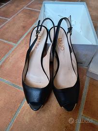 Classica Liu Jo sandalo pelle nera