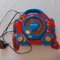 Lettore CD portatile con due microfoni Bontempi