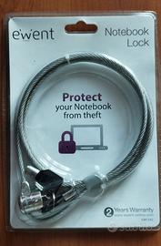 Cavo di Sicurezza Acciaio con Lucchetto per PC 