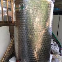 Botte (300 L) in acciaio inox per olio e vino