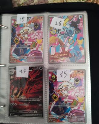 carte Pokemon e One piece near mint