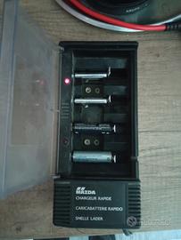 carica pile batterie vintage anni '80