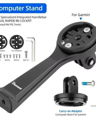 Supporto ciclo computer per manubrio Roval Rapide 