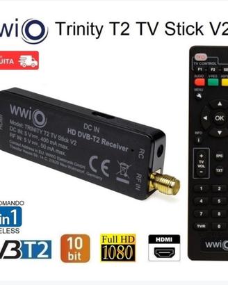 Decoder DVB-T2 HEVC Trinity T2 TV Stick V2