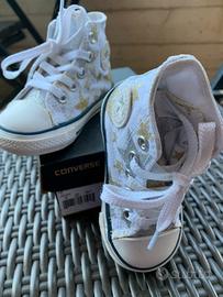 Converse All Star glitter taglia 21